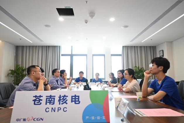 山海逐绿电 青春砺担当——上海电力大学“核链山海”实践队浙江苍南行